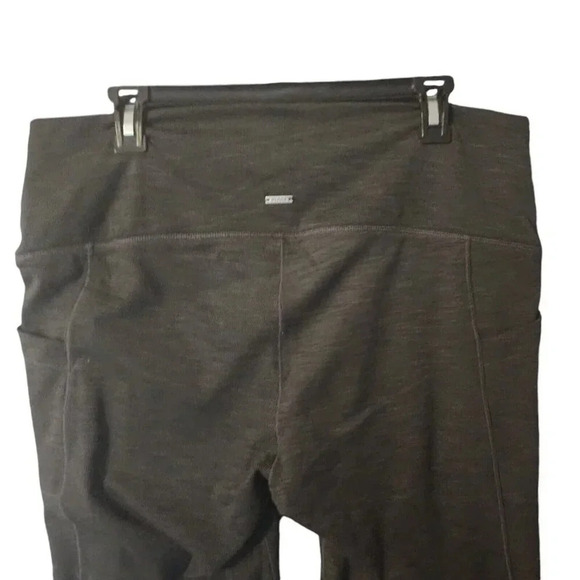 Prana Becksa 7/8 Legging Stretch Waist Pockets Pull-On Black Heather Stretch 2X - Picture 10 of 10
